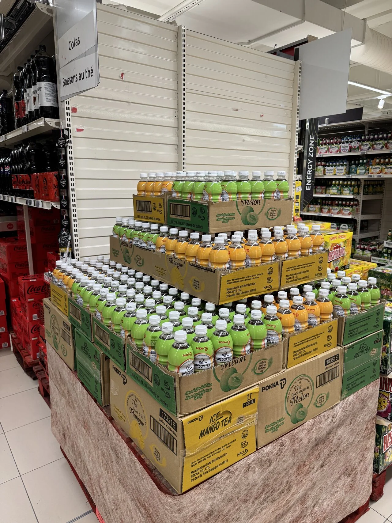 POKKA chez Carrefour Belle Épine