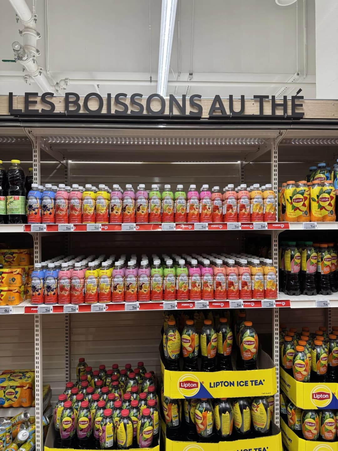 Produits POKKA en rayon